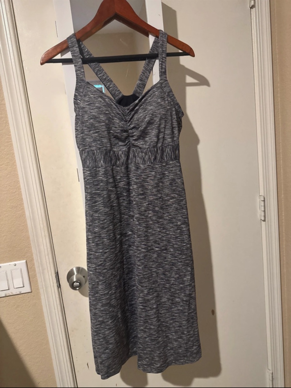 Prana Gray Space-Dye One-Piece Dress